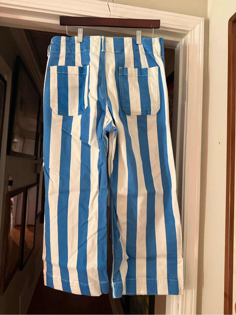 Anthropologie Maeve Colette High-Rise Wide-Leg Cropped Jeans - Picture 5 of 7